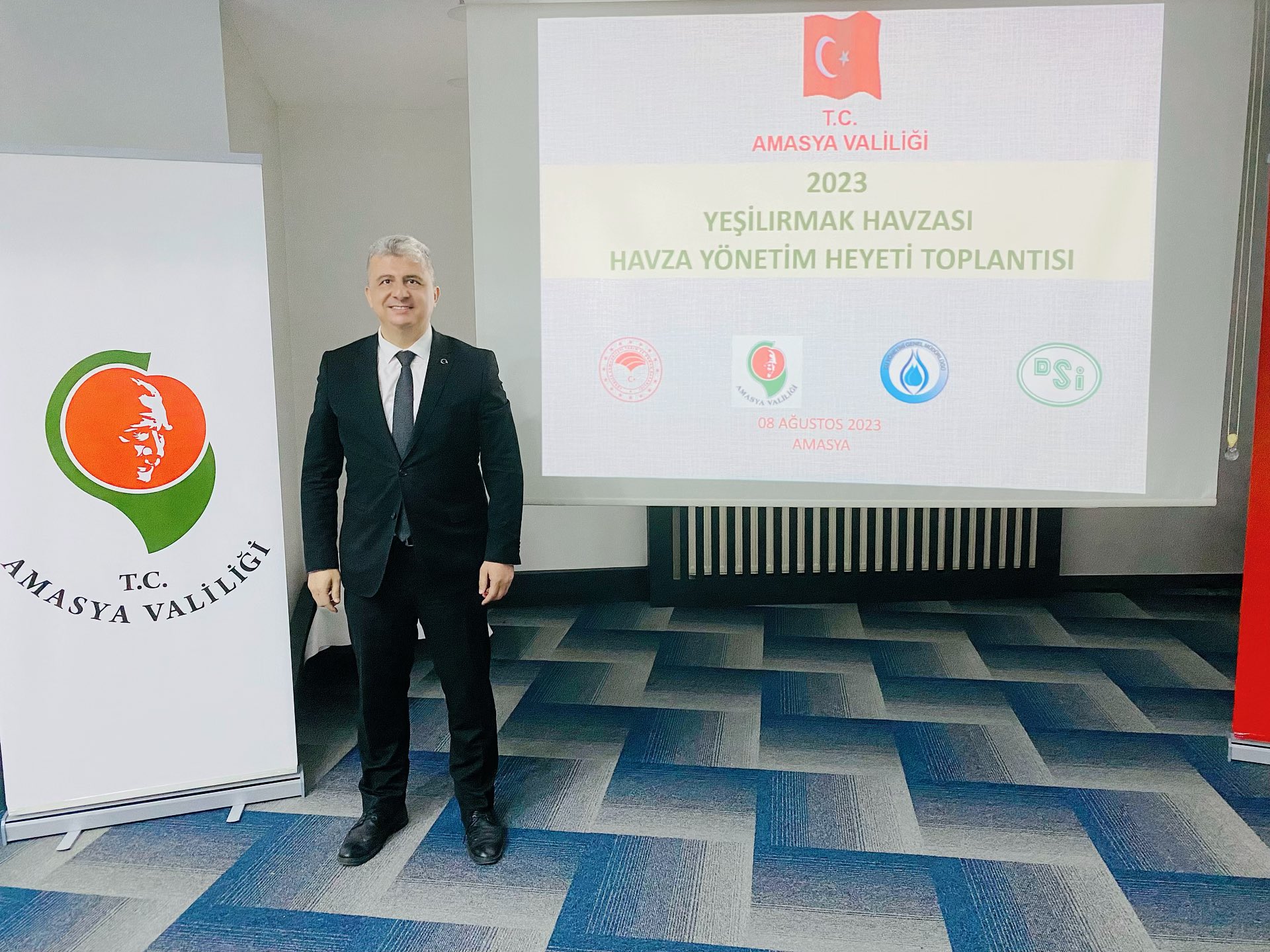 Birlik Müdürümüz Mustafa Örgüt; Tarım ve Orman Bakanlığı Su Yönetimi Genel Müdürlüğü’nün, Nehir Havza Yönetim Planları Kapsamında Düzenlediği Yeşilırmak Havzası Toplantısına Katıldı